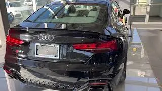 2021 Audi RS5 Sportback 2.9T Mythos black  black with Grey stitch