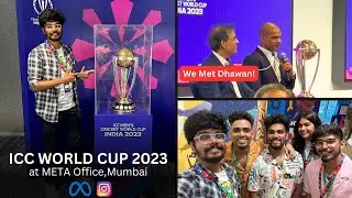 We Met Dhawannn! META Office Mumbai | ICC Worldcup 2023 with creators