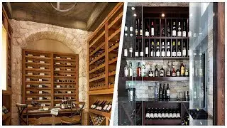 75 White Floor And Yellow Floor Wine Cellar Design Ideas You'll Love 🔴