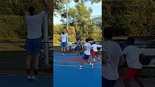 Elijah hits the bankshot jumper #bank #bankshot #score #jumper #hoops #2ptshot #basketball #basket