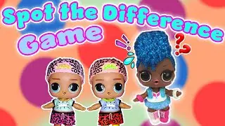 LOL Surprise Dolls Spot the Difference Game! W/ Independent Queen, Yang Baby & Fuzzy Pets Unboxing