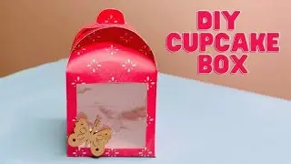 How to make Cupcake boxes at home Paper Gift Boxes | #diy #giftbox #giftwrapping #craft #design