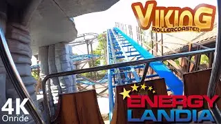 Viking Rollercoaster - 4K Onride - Energylandia - SBF/VISA Spinning Coaster - POV