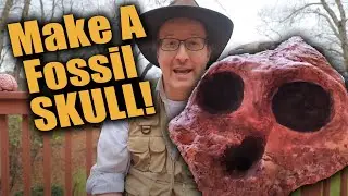 Make a FOSSIL HUMAN SKULL  & Learn About Evolution Too!