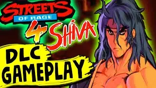 Streets of Rage 4 DLC - SHIVA 2021 Gameplay Part 1 Mr. X Nightmare DLC PS4 XBOX Switch