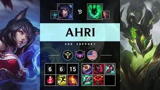 Ahri Support vs Thresh - NA Master Patch 25.21