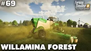 Willamina Forest #69 Making Hay Bales & Fertilizing Crops, Farming Simulator 19 Timelapse, Seasons