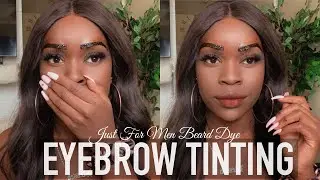 EYEBROW HACK | How To Tint Your Eyebrows At Home! | Cheap, Simple, Fast!!!