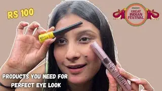 Products you need to Achieve a Perfect Eyelook | Aastha Jain #amazonbeauty 