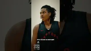 Your newest Toronto Raptor 🥹🦖Open Gym moment presented by ​⁠@bellcanada