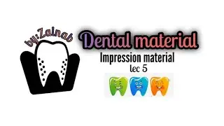 Dental materials// lec 5// impression material