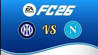 Интер против Наполи (Серия А 25/26) | Раунд 20 ⚽ EA FC 26 #eafc26 #easportsfc26 #fifa26