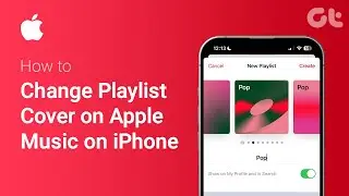 How To Change Playlist Cover on Apple Music on iPhone | Customise Your Apple Music Playlist Cover!