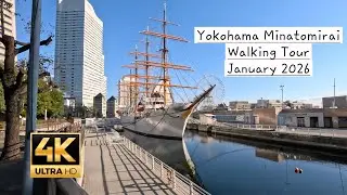 Yokohama, Minatomirai, Japan Walking Tour