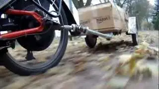Towing a trailer with a recumbent trike