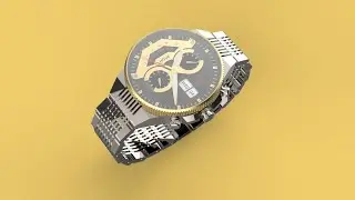 Wrist Watch Assembly & Rendering- Solidworks Design & Keyshot