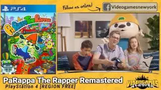 PaRappa The Rapper Remastered PlayStation 4 [ENGLISH VERSION] - VGNY IMPORT TRAILER