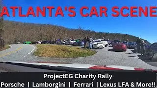 Atlanta's Car Scene - Exotic Car Rally for Turkey's Earthquake Survivors #vlog