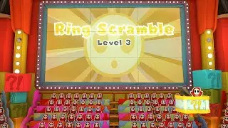 Super Paper Mario: The Origami King - Ring Scramble Level 3