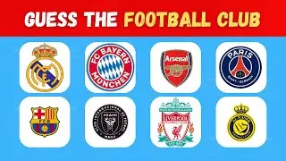 Guess the Football Club by Pixelated Logo |🔥 Football Logo Quiz 2025