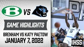 Brenham at Katy Paetow - 2021 Basketball Highlights