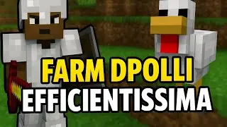 FARM di POLLI AUTOMATICA in Minecraft Bedrock Edition– Cibo Infinito in 5 Minuti!