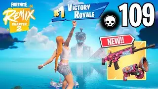 109 Elimination *ICE SPICE* Solo vs Squads WINS Gameplay (FORTNITE CHAPTER 2 REMIX)!