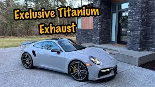 Exclusive Titanium Exhaust for 2023 Porsche 911 992 Turbo S