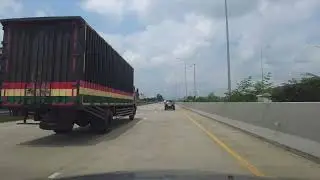 Driving from Cisalak Depok to Limo Utama Toll Gate Depok via Cinere-Jagorawi (CIJAGO) Toll Road
