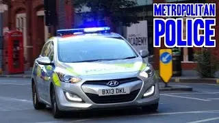 Police car responding - London Metropolitan Police