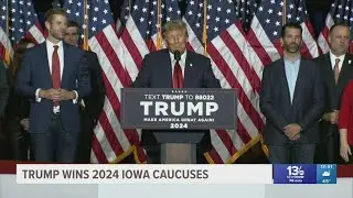Trump wins 2024 Iowa caucuses