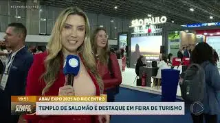TEMPLO DE SALOM&Atilde;O &Eacute; DESTAQUE EM FEIRA DE TURISMO I ABAV EXPO 2025 NO RIOCENTRO