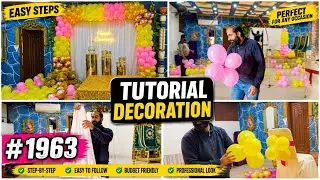 How to decorate Aqiqah ceremony Decoration at home | Easy and simple decoration tutorial how to make