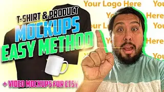 EASY | How to make professional photo and video mockups of products and apparel