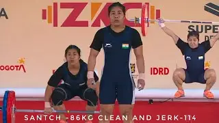 2022 IWF WROLD WEIGHTLIFTING CHAMPIONSHIP BOGOTA BINDYARANI DEVI🇮🇳IND (59KG) BEST PARFOMENCE(86-114)