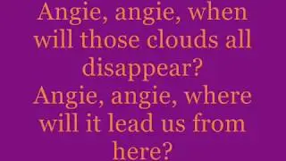 The Rolling Stones   Angie   w lyrics