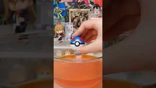 Pok&eacute;mon Monster Ball Bath Bomb ASMR #pokemon #asmr #shorts