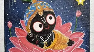How to draw Jagannath #acrylicpainting 