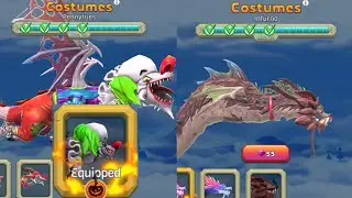 NEW COSTUME (PENNYFRIES) DRACONIS! DRAGON!! - Hungry Dragon
