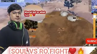 🔥Mortal 1v2 Team RO & Getting Chicken Dinner In Scrims Match | Soul Vs Ro 2v2 Fight🔥|@Soul Zeref POv