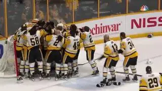 The Penguins Win the 2017 NHL Stanley Cup Finals. Final Seconds of Game 6. (HD)