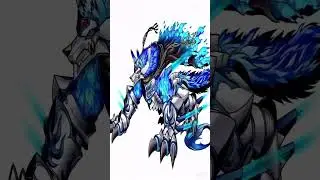 🌩️ Meet Fenriloogamon &mdash; Blue Magic Flame Wolf #Mega Digimon That Turns Its Anger Into Art!