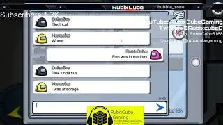 Morning round of Among Us! In Public! |RubixCubeGaming #gamergirl