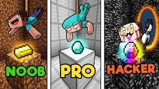 Minecraft - SECRET SNEAK IN MISSION! (NOOB vs PRO vs HACKER)