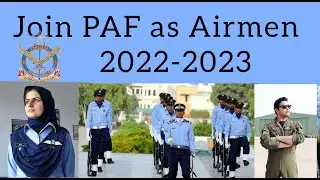 Join PAF as Airmen/ Civilian Jobs 2023