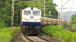 Nanded Panvel Express in Bhor Ghat | INDIAN RAILWAYS