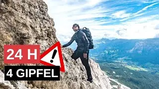 4 Gipfel in 24h: Wandern in den Dolomiten