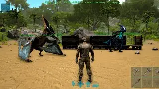 ARK Ultimate Survival EP1 | Pteradon & Parasaur Tame + First Base Build!&rdquo;