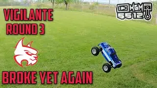 RedCat racing Vigilante 1:5 scale monster truck round 3....broke again!