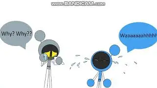 magnet bomber: waaaaaaahhhhh power bomber: why? why?? (in the comic)
